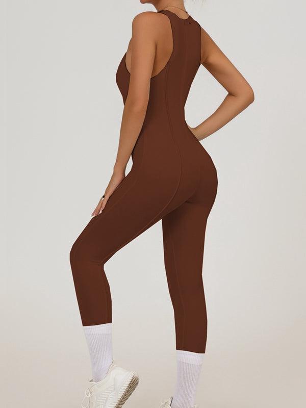 RENEW Female "Patchwork" Style Zipper Jumpsuit