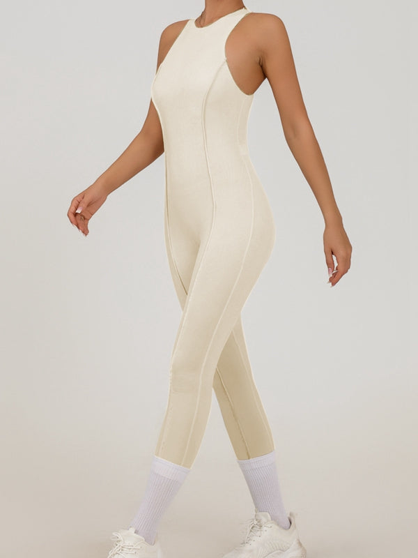 RENEW Female "Patchwork" Style Zipper Jumpsuit