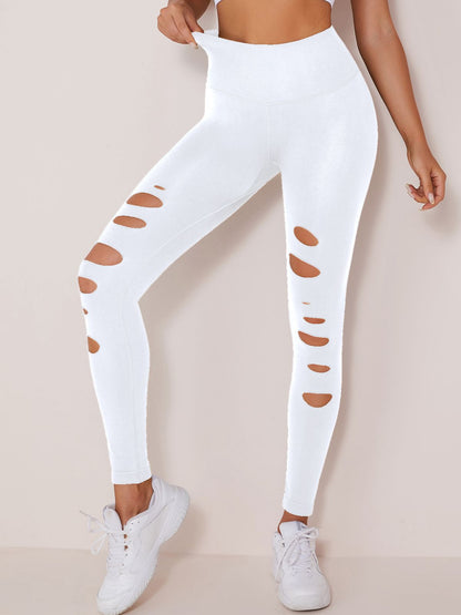Female Cutout Stretch Sports Leggings