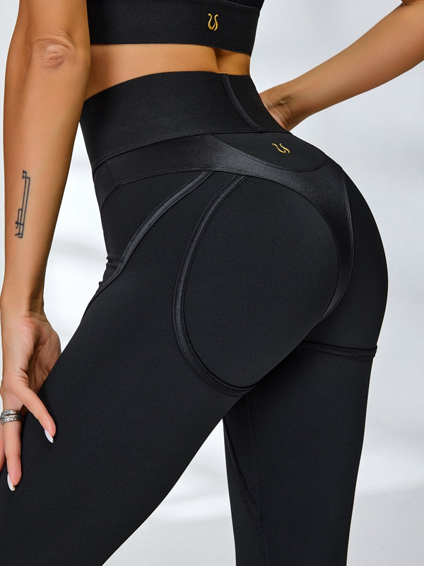 Female Ultra Sexy Fly Eye Push-up PU Fishnet Tracksuit