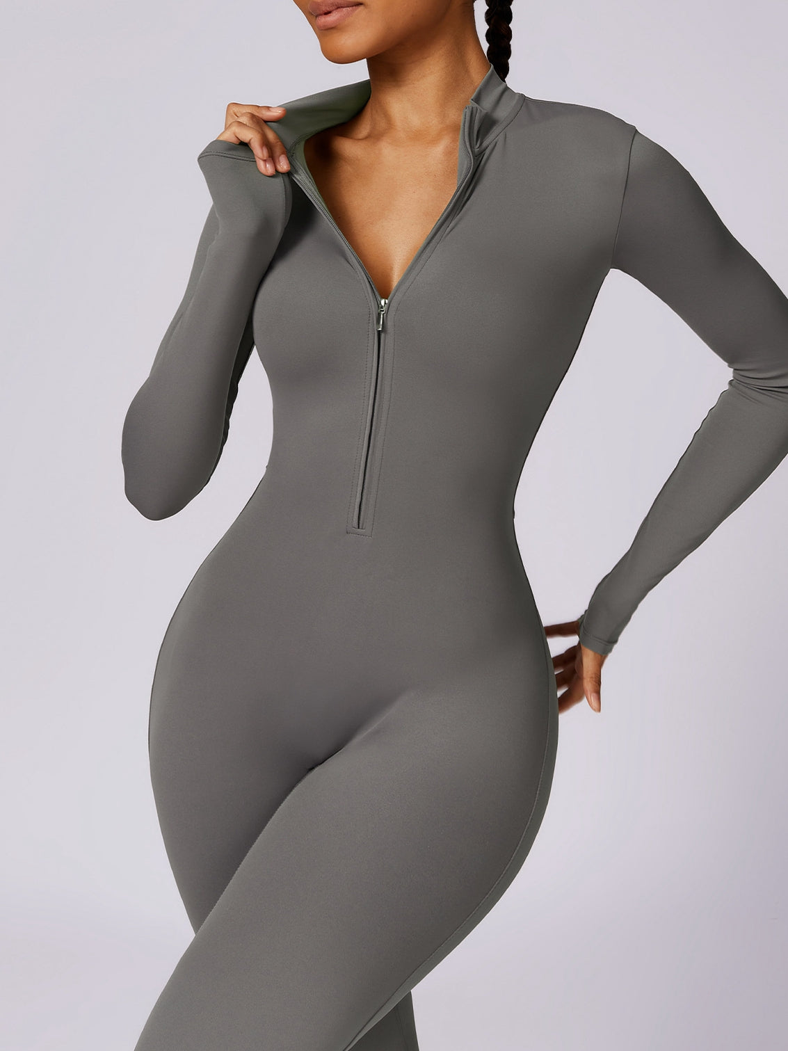 Renew Female Super Snug-fit Zipper Booty Jumpsuit