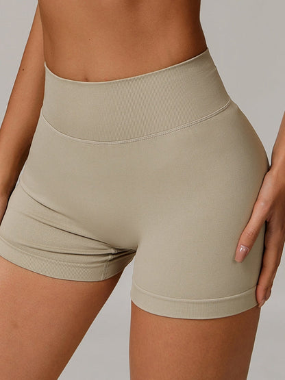 Female Sexy Deep V Back Scrunch Bum Shorts